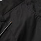 Dolce & Gabbana Black Cotton Tapered Men Formal Trousers Pants