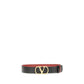 Valentino Garavani Black Calf Leather Bos Taurus Regular Belt