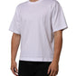 Dolce & Gabbana White Cotton Logo Patch Crew Neck Men T-shirt