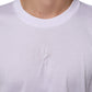 Dolce & Gabbana White Cotton Logo Patch Crew Neck Men T-shirt