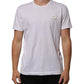 Dolce & Gabbana White Cotton Logo Patch Crew Neck Men T-shirt