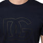 Dolce & Gabbana Dark Blue Cotton DG Logo Print Men’s Top T-shirt Mens T-Shirt