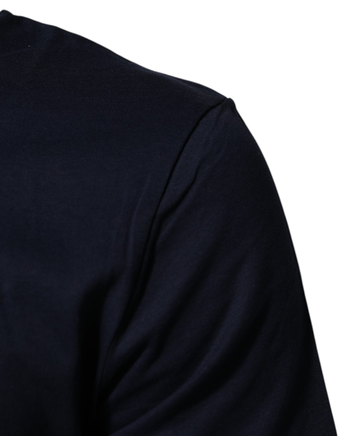 Dolce & Gabbana Dark Blue Cotton DG Logo Print Men’s Top T-shirt Mens T-Shirt