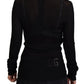 Dolce & Gabbana Black Turtleneck Slim Fit Pullover Sweater