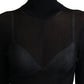 Dolce & Gabbana Black Turtleneck Slim Fit Pullover Sweater