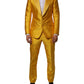 Dolce & Gabbana Yellow 2 Piece Silk Blend Men Suit SICILIA Mens Suit