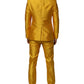 Dolce & Gabbana Yellow 2 Piece Silk Blend Men Suit SICILIA