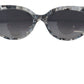 Dolce & Gabbana DG4194 Gray Acetate Logo Plaque Cat Eye Lens Sunglasses