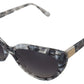 Dolce & Gabbana DG4194 Gray Acetate Logo Plaque Cat Eye Lens Sunglasses