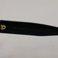Dolce & Gabbana DG4325BM White Black Acetate Crystal Shades Sunglasses