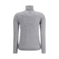 Allude Gray Cashmere Turtleneck