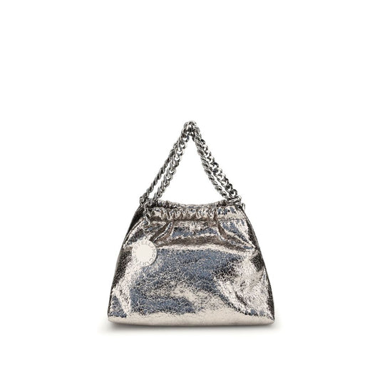 Stella McCartney Metallic crackle-effect Falabella Shoulder Bag Womens Shoulder Bag