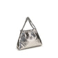 Stella McCartney Metallic crackle-effect Falabella Shoulder Bag Womens Shoulder Bag