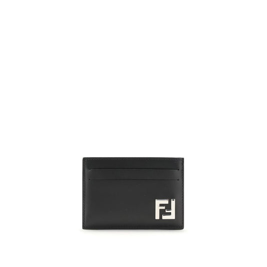 Fendi Slim Squared FF Card Holder Mens Wallet