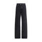Saint Laurent Black Cotton Slim Fit Jeans