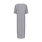 Khaite Gray Wool Casual Dress