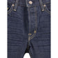 Tom Ford Blue Cotton Straight-Leg Jeans