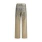 Golden Goose Bicolor Cotton Straight-Leg Jeans