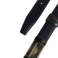 Dolce & Gabbana Blue Brown Leather Buckle Reversible Belt