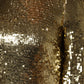 Dolce & Gabbana Gold Sequin Long Sleeve Mini Dress