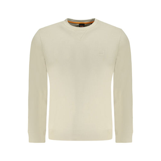 Hugo Boss Beige Cotton Sweater Mens Sweater