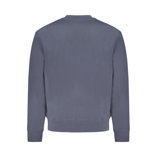 Hugo Boss Blue Cotton Men Sweater Mens Sweater