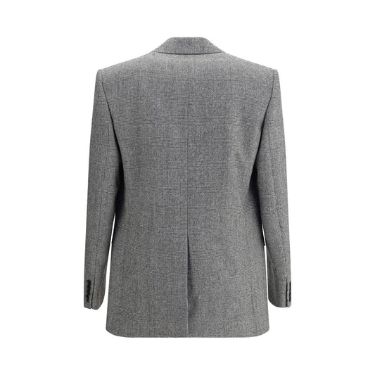 Saint Laurent Prince de Galles wool flannel Blazer Mens Blazer