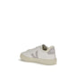 Veja White Calf Leather Bos Taurus Low Top Sneakers