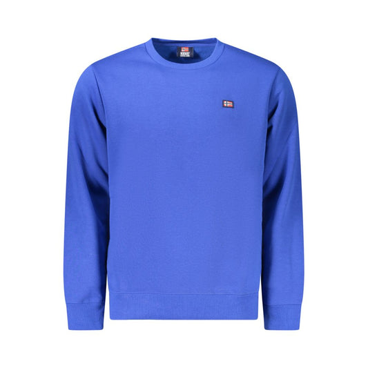 Norway 1963 Blue Cotton Mens Sweater Mens Sweater