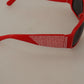 Dolce & Gabbana DG4027 Red Crystal Black Lens Shades Sunglasses