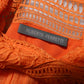 Alberta Ferretti Orange Lace Bustier Layered Maxi Dress