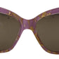 Dolce & Gabbana DG4251 Violet Full Rim Rectangle Frame Shades Sunglasses