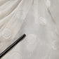 Dolce & Gabbana White Polka Sheer Silk Bow Tie Shirt Blouse Top