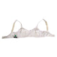 Dolce & Gabbana White Silk Satin Soft Cup Lingerie Bra Underwear