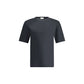 Saint Laurent Black Cotton T-Shirt