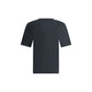 Saint Laurent Black Cotton T-Shirt