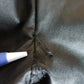 Dolce & Gabbana Black Leather Elastic Waist Trouser Pants