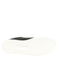 Dolce & Gabbana Black White Leather Crystal Heart Sneakers Shoes