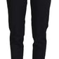 Dolce & Gabbana Black High Waist Skinny Trouser STAFF Pants