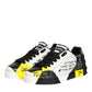 Dolce & Gabbana Multicolor Lettering Portofino Sneakers Shoes