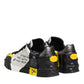 Dolce & Gabbana Multicolor Lettering Portofino Sneakers Shoes