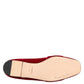 Dolce & Gabbana Red Velvet Crystal Buckle Loafers Flats Shoes