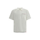 Thom Browne White Cotton Polo Shirt