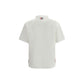 Thom Browne White Cotton Polo Shirt