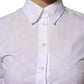 Dolce & Gabbana White Collared Short Sleeve Polo Shirt Top