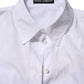 Dolce & Gabbana White Collared Short Sleeve Polo Shirt Top