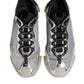 Dolce & Gabbana Multicolor Silver Logo Low Top NS1 Sneakers Shoes