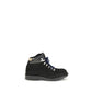 Burberry Black Calf Leather Bos Taurus Lace-Up Boots