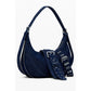Desigual Blue Cotton Handbag