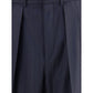 Tom Ford Blue Wool Dress Pants